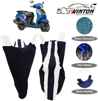 V VINTON Two Wheeler Cover for Yamaha(Fascino, Multicolor)