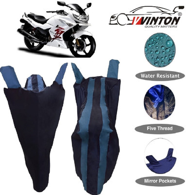 V VINTON Two Wheeler Cover for Hero(Karizma ZMR, Blue)