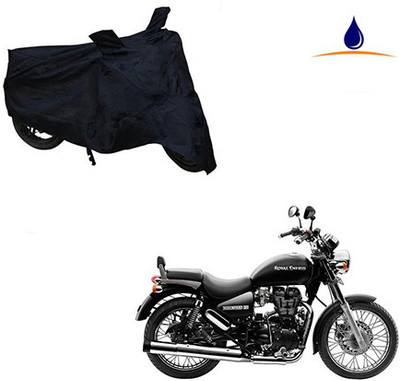 Mdstar Waterproof Two Wheeler Cover for Royal Enfield(Thunderbird 500, Black)
