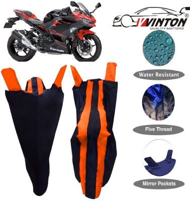 V VINTON Two Wheeler Cover for Kawasaki(Ninja 250, Multicolor)