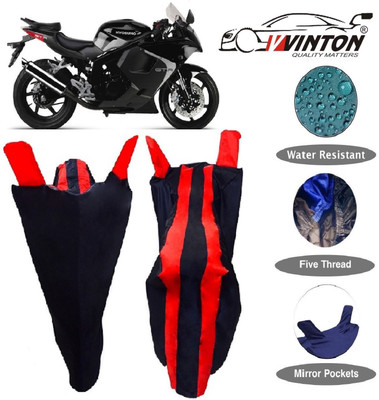 V VINTON Two Wheeler Cover for Hyosung(GT250R, Red)