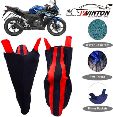 V VINTON Two Wheeler Cover for Honda(CBR 150R, Red)