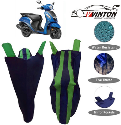 V VINTON Two Wheeler Cover for Yamaha(Fascino, Multicolor)