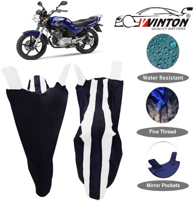 V VINTON Two Wheeler Cover for Yamaha(YBR 125, White)