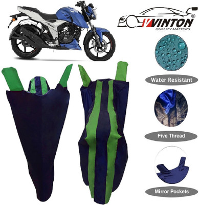 V VINTON Two Wheeler Cover for TVS(Apache RTR 160 4V, Multicolor)