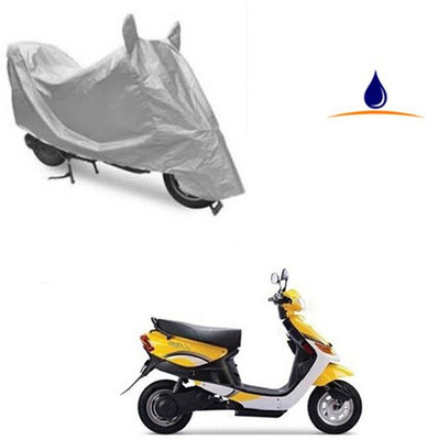 Pecko Two Wheeler Cover for Indus(Yo, Silver)