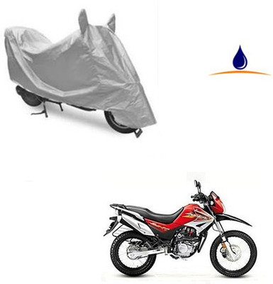 SRENTERPRISES Two Wheeler Cover for Hero(Impulse, Silver)