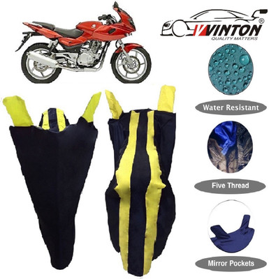 V VINTON Two Wheeler Cover for Bajaj(Pulsar 220 DTS-i, Multicolor)