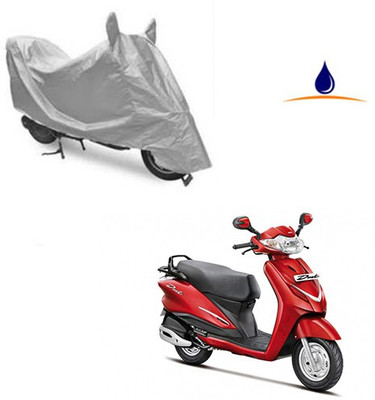 Pecko Two Wheeler Cover for Hero(Duet, Silver)