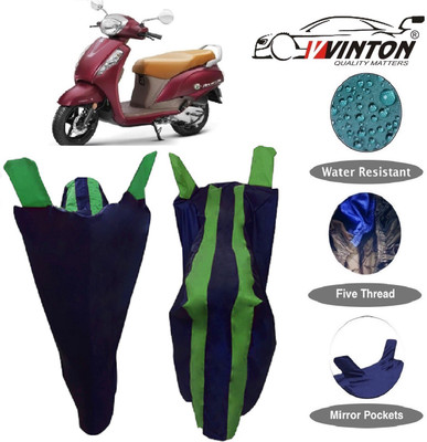 V VINTON Two Wheeler Cover for Suzuki(Access, Green)