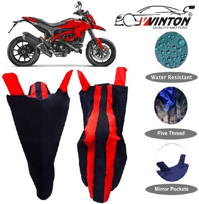 V VINTON Two Wheeler Cover for Ducati(Hyperstrada, Red)