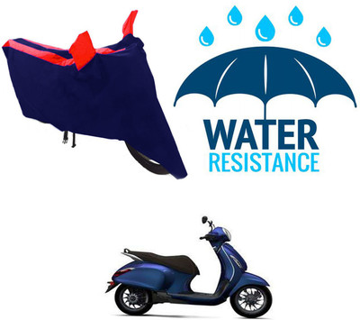 RONISH Waterproof Two Wheeler Cover for Bajaj(Chetak, Blue, Red)