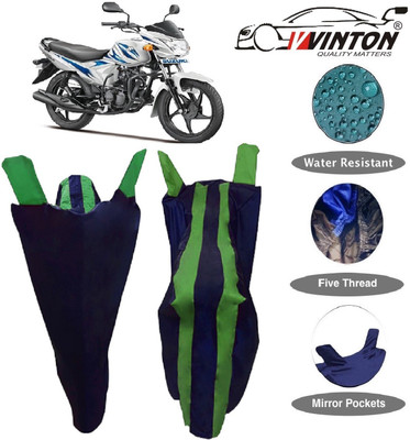 V VINTON Two Wheeler Cover for Suzuki(Hayate, Blue, Green)