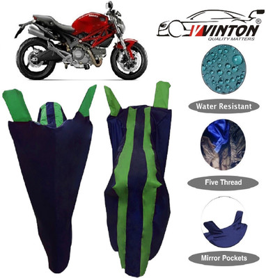 V VINTON Two Wheeler Cover for Ducati(Monster 795, Green)
