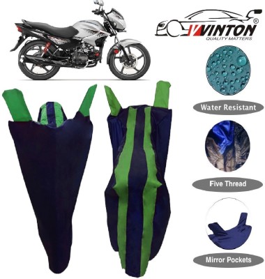 V VINTON Two Wheeler Cover for Hero(Glamour, Green)