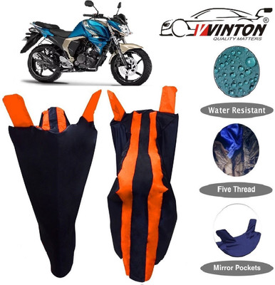 V VINTON Two Wheeler Cover for Yamaha(FZ, Orange)
