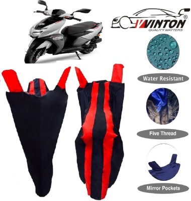 V VINTON Two Wheeler Cover for TVS(NTORQ, Red, Blue)