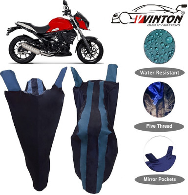 V VINTON Two Wheeler Cover for Mahindra(MOJO XT 300, Blue)