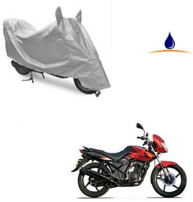 SRENTERPRISES Two Wheeler Cover for TVS(Flame DS 125, Silver)