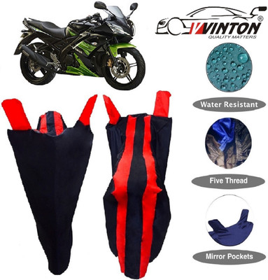 V VINTON Two Wheeler Cover for Yamaha(R15 s, Red, Black)
