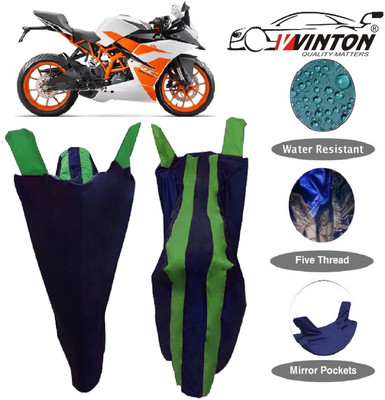 V VINTON Two Wheeler Cover for KTM(RC 200, Blue)