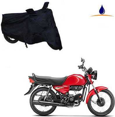 saanvi Waterproof Two Wheeler Cover for Hero(CD Dawn, Black)
