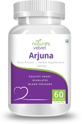 Natures Velvet Lifecare Arjuna Pure Extract 500 mg(60 No)