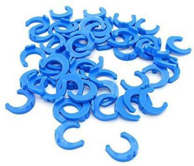 Aameria RO 50 Pcs Of Blue Lock / Clips For Ro Push Fit Type Connectors-1/4 Inch(Pack of 50 pcs ) Solid Filter Cartridge(0.5, Pack of 50)