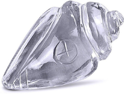 Takshila Gems Crystal Quartz Conch 10 Grams Crystal Yantra(Pack of 1)