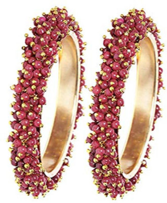 YouBella Alloy Gold-plated Bangle Set(Pack of 2)