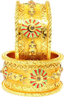 JAIRA GOLD Alloy Gold-plated Bangle Set