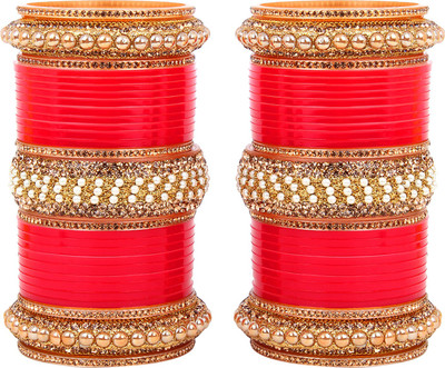 JSD Plastic Bangle Set(Pack of 66)