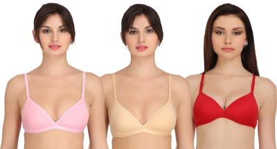 Selfcare New Collection Women T-Shirt Lightly Padded Bra(Multicolor)