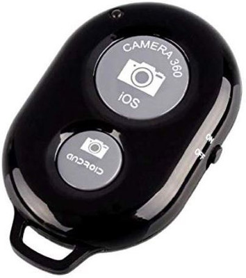 ARHUB Camera Wireless Bluetooth Remote Controller Shutter For Selfie Stick-Tripod-Smart Phone  Camera Remote Control(Black) deal from flipkart
