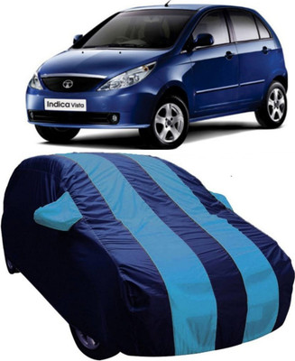 V VINTON Car Cover For Tata Indica Vista (With Mirror Pockets)(Blue)