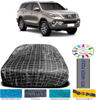 APNEK Car Cover For Toyota Fortuner Old(White, Black)