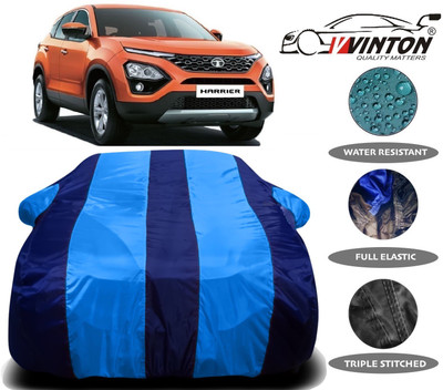 V VINTON Car Cover For Tata Harrier (With Mirror Pockets)(Blue)