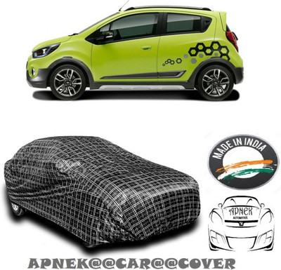 APNEK Car Cover For Chevrolet Beat (With Mirror Pockets)(Silver, Grey)