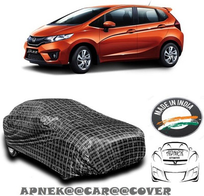 APNEK Car Cover For Honda Jazz (With Mirror Pockets)(Multicolor)