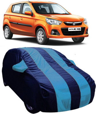 V VINTON Car Cover For Maruti Suzuki Alto K10 (With Mirror Pockets)(Blue)