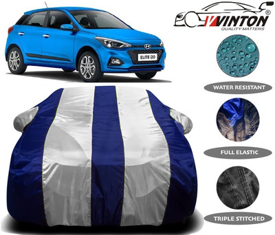 V VINTON Car Cover For Hyundai Elite i20 (With Mirror Pockets)(Multicolor)