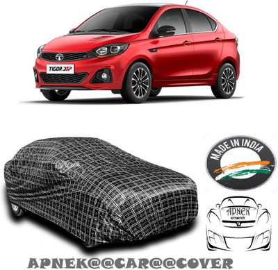 APNEK Car Cover For Tata Tigor (With Mirror Pockets)(Silver, Grey)