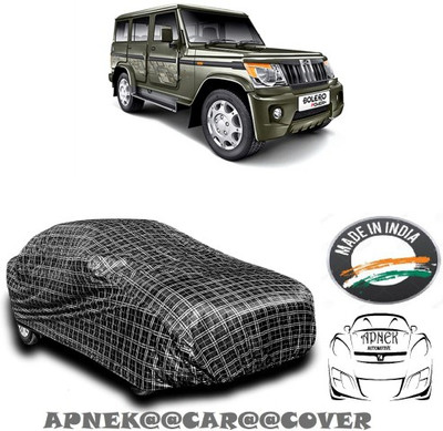 APNEK Car Cover For Mahindra Bolero(Silver, Black)