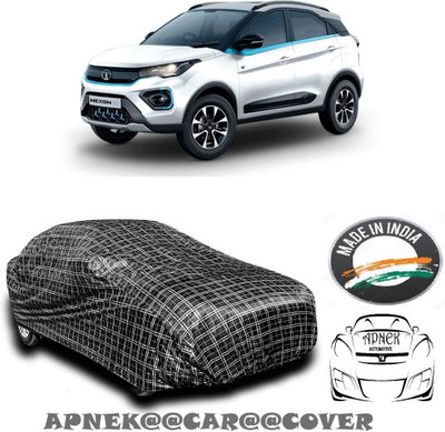 APNEK Car Cover For Tata Nexon Facelift (With Mirror Pockets)(Silver, Grey)