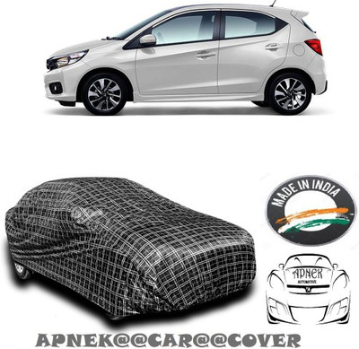 APNEK Car Cover For Honda BRV (With Mirror Pockets)(Multicolor, Black, Silver)