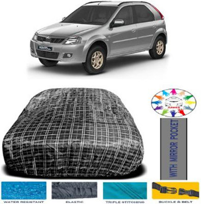 APNEK Car Cover For Mahindra Verito Vibe (With Mirror Pockets)(Black)