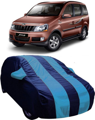 V VINTON Car Cover For Mahindra Xylo (With Mirror Pockets)(Blue)