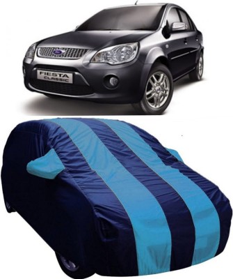 V VINTON Car Cover For Ford Fiesta Classic (With Mirror Pockets)(Blue)