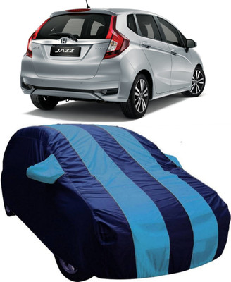 V VINTON Car Cover For Honda Jazz (With Mirror Pockets)(Blue)