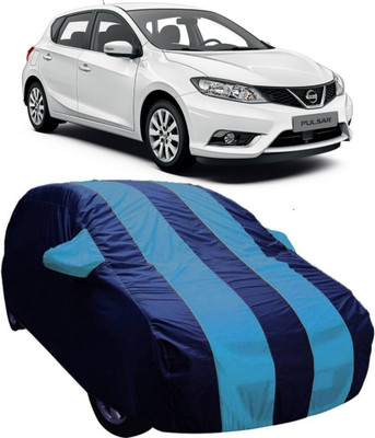 V VINTON Car Cover For Nissan Pulsar (With Mirror Pockets)(Blue)